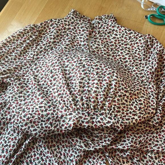 Peasant Midi Sleeved Dress Medium Beulah Article& - Picture 5 of 5